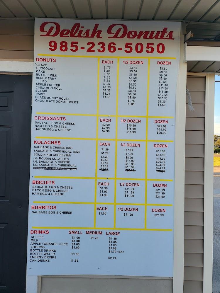 Delish Donuts Menu image 1